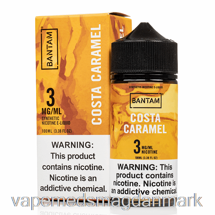 Vape Med Smag Costa Caramel - Bantam Vape - 100ml 3mg